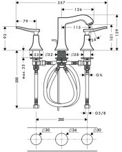 Фото товара Смеситель Hansgrohe Metris Classic 31073000 для раковины