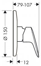 Фото товара Смеситель Hansgrohe Logis 71606000 для душа