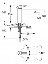 Фото товара Смеситель Grohe Concetto 31128001