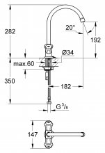 Фото товара Смеситель Grohe Costa L 31812001