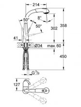 Фото товара Смеситель Grohe Zedra 32553000