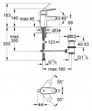 Фото товара Смеситель Grohe Europlus II 33241002 для биде