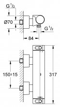 Фото товара Термостат Grohe Grohtherm 2000 New 34169001 для душа