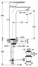 Фото товара Смеситель Ideal Standard Strada A5840AA для раковины