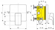 Фото товара Смеситель Ideal Standard Strada A5852AA для душа