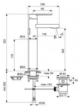 Фото товара Смеситель Ideal Standard IdealSmart B0460AA для раковины