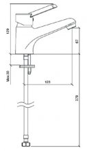 Фото товара Смеситель VitrA Viva A41044EXP для раковины