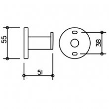 Фото товара Крючок Keuco Plan 14914 для полотенца