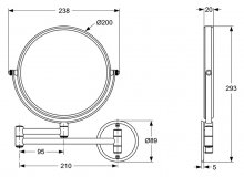 Фото товара Косметическое зеркало Ideal Standard IOM