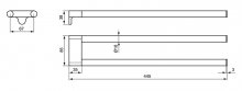 Фото товара Полотенцедержатель Ideal Standard Connect двойной