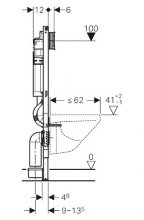 Фото товара Geberit Duofix Sigma Plattenbau 111.362.00.5