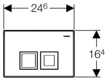 Фото товара Кнопка смыва Geberit Delta 50 115.135.11.1 белая
