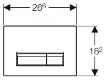 Фото товара Кнопка смыва Geberit Sigma 40 115.600.KQ.1 с системой удаления запаха