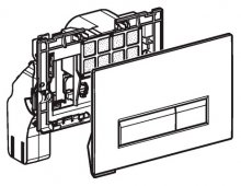 Фото товара Кнопка смыва Geberit Sigma 40 115.600.SI.1 с системой удаления запаха