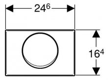 Фото товара Кнопка смыва Geberit Mambo 115.751.00.1