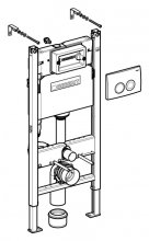 Фото товара Geberit Duofix Delta 458.124.21.1 3 в 1 с кнопкой смыва