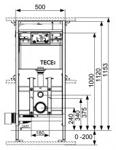 Фото товара Система инсталляции для унитазов Tece TECElux 9 600 200