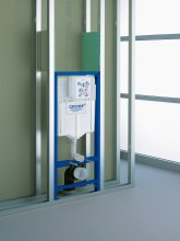 Фото товара Система инсталляции для унитазов Grohe Rapid SL 38775001 4 в 1 с кнопкой смыва