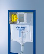 Фото товара Система инсталляции для унитазов Grohe Rapid SL 38813001 4 в 1 с кнопкой смыва