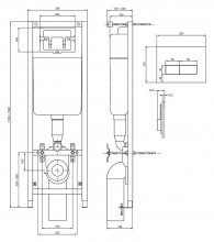 Фото товара Инсталляция для унитаза 4в1 Ideal Standard W3710AA