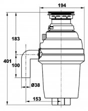 Фото товара Измельчитель отходов Zorg Inox D ZR-56 D