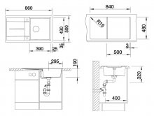 Фото товара Мойка кухонная Blanco Metra 5 S антрацит