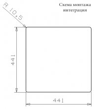 Фото товара Мойка кухонная Reginox Ontario 40x40 Cuadrat LUX OKG L сталь