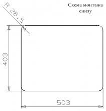 Фото товара Мойка кухонная Reginox Ohio 50x40 Medium LUX OKG L сталь