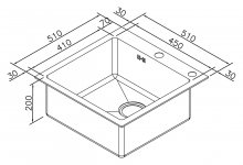 Фото товара Мойка кухонная Zorg Inox RX RX-5151