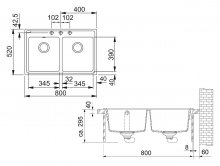 Фото товара Мойка кухонная Franke Basis BFG 620 шоколад