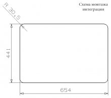 Фото товара Мойка кухонная Reginox Texas 18x40+40x40 LUX L сталь