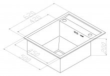 Фото товара Мойка кухонная Zorg Inox X X-6250