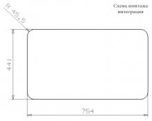 Фото товара Мойка кухонная Reginox Ohio 18x40+50x40 LUX L сталь