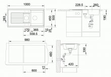 Фото товара Мойка кухонная Blanco Zia 6 S антрацит