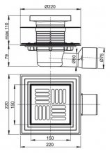 Фото товара Душевой трап AlcaPlast APV3444