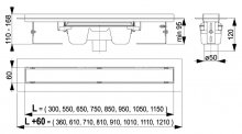 Фото товара Душевой лоток AlcaPlast APZ6 850 с опорами