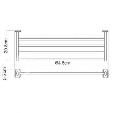 Фото товара Полка для полотенец Wasserkraft Oder K-3011