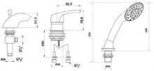 Фото товара Смеситель для ванной Timo Standard - Tugela 3020