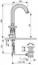 Фото товара Смеситель для раковины Emmevi Spirit New CR 31053