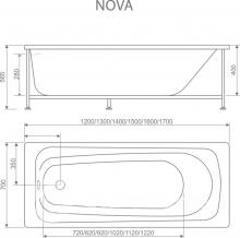 Фото товара Акриловая ванна Polla Nova 150