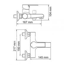 Фото товара Смеситель для ванны Wasserkraft Ammer 3701