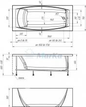 Фото товара Акриловая ванна 1MarKa Marka One Pragmatika