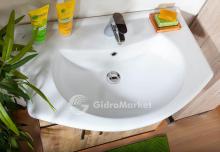 Фото товара Комплект мебели для ванной Бриклаер Карибы 75 Дуб кантри/венге