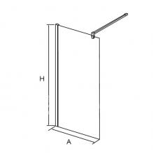 Фото товара Душевые перегородки RGW Walk In WA-01 100