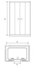 Фото товара Душевая дверь RGW Classic CL-10 120