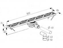 Фото товара Трап Radaway Floor drain CS80S