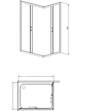 Фото товара Душевой уголок RGW Passage PA-46 80х120