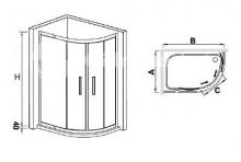 Фото товара Душевой уголок RGW Classic CL-61 90х120