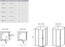 Фото товара Душевой уголок Ravak CRV2+CPS