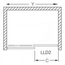 Фото товара Душевая дверь Roltechnik Lega Line LLD2/1600